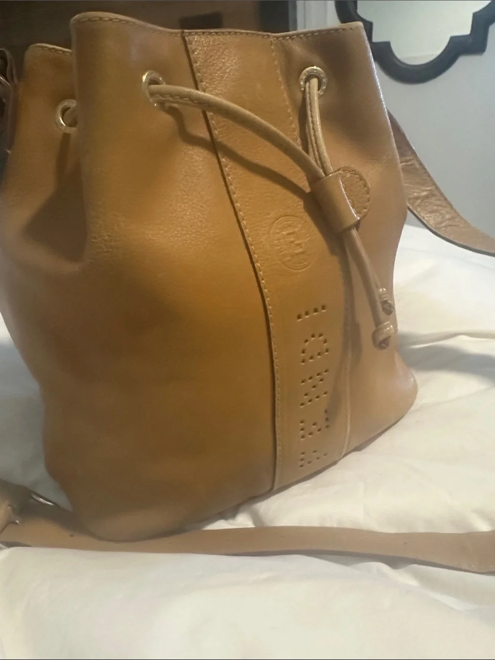 Vintage Fendi Bucket Bag - Tan